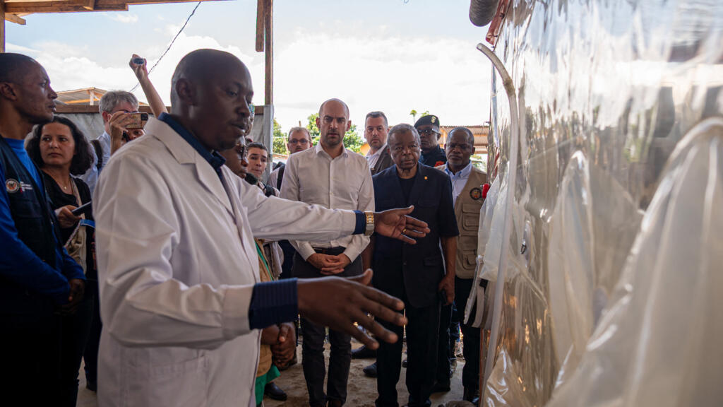 RDC: le chef de la diplomatie française Jean-Noël Barrot en visite à Bunia, épicentre de l'épidémie d'Ebola