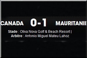 Football : la Mauritanie bat le Canada 