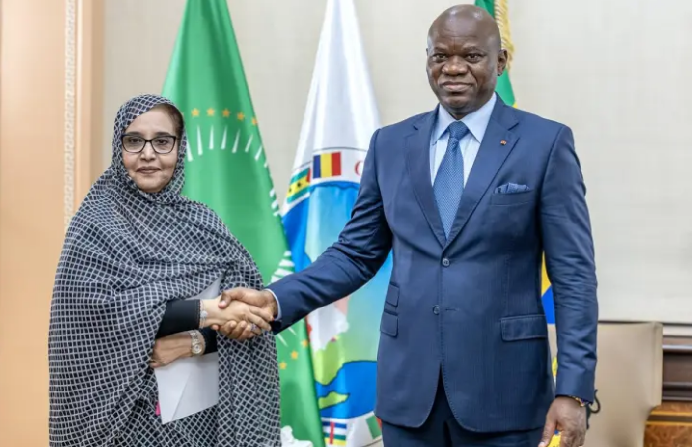 La Mauritanie sollicite le soutien du Gabon pour son élection au secrétariat général de l’OIF
