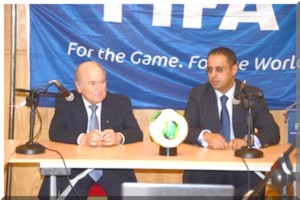 Conférence de presse : Le patron de la FIFA emballé par le projet mauritanien [Video & PhotoReportage]