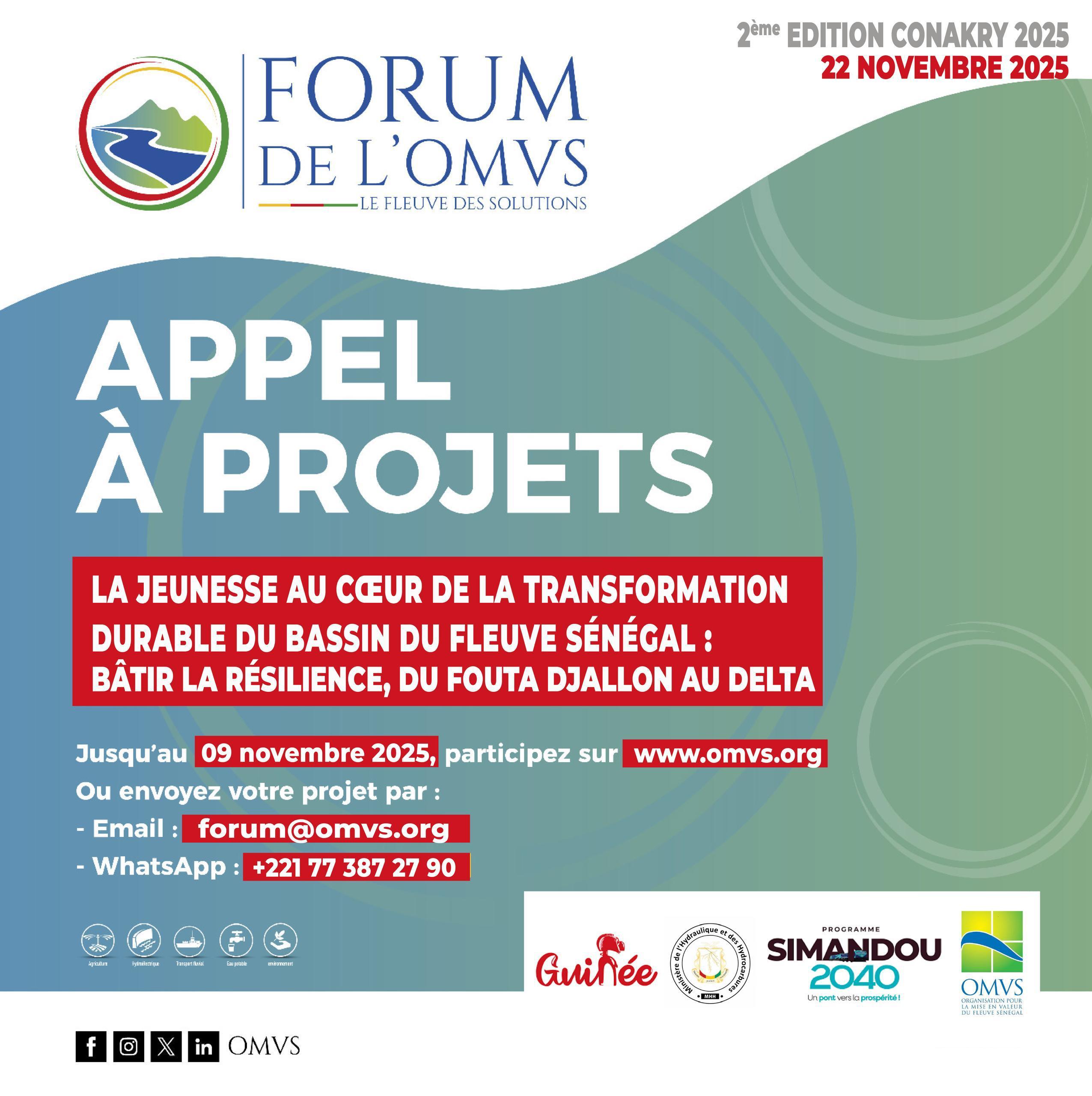 L’OMVS lance un appel à projets pour des solutions concrètes en lien avec la préservation et la valorisation du massif du Fouta Djallon
